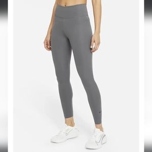 Worn once! Nike Training Dri- Fit One Luxe 7/8 Leggings in Gray